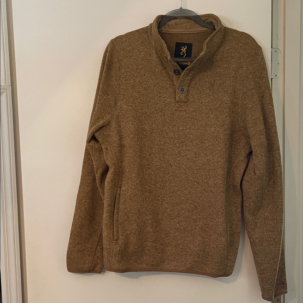 Browning Men's Brown Crewneck Sweater
